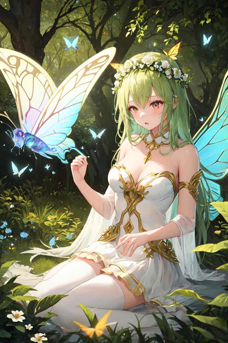 1girl,  fairy costume,  enchanted meadow by hoyos on Tensor.Art