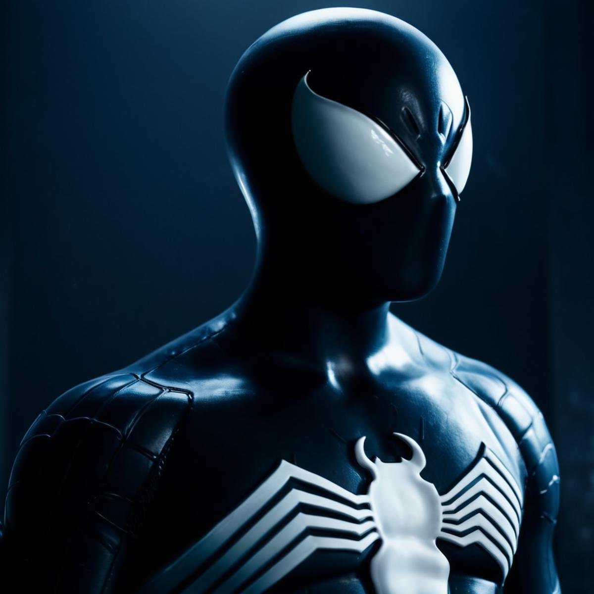 cinematic film still of  <lora:Symbiote Suit:0.8> <lora:Symbiote Style v2:1> Symbiote StyleA Symbiote Suit of a man with a strange face and a strange body,Spider-Man Symbiote Suit,solo,looking at viewer,1boy,male focus,facing viewer , realistic, realism, photorealism, hyperrealism, hyperrealistic, realistic, sharp, detailed, cinematography style, film light style, movie still,  professional photography, artistic, perfection, contrast, cinematic, filmic, high quality photo,  8k quality, colorful, dark shadow, shallow depth of field, vignette, highly detailed, high budget, bokeh, cinemascope, moody, epic, gorgeous, film grain, grainy