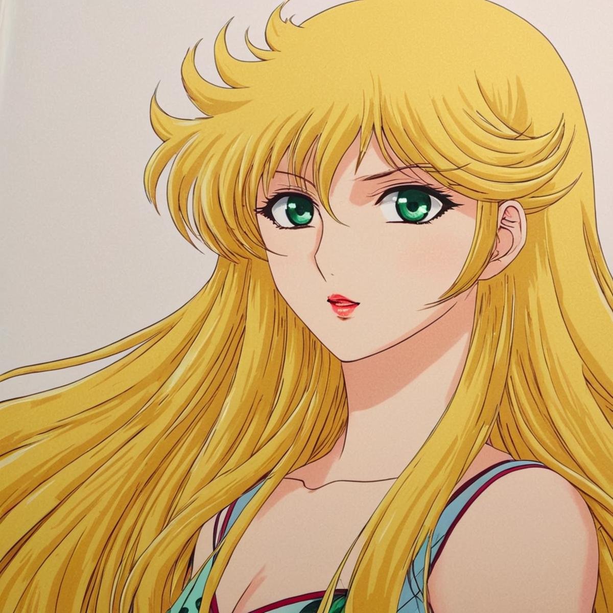 anime artwork of In anime manga universe,  Jun Hono a drawing of a woman with long hair ,  animation style by EauDeNoire o...