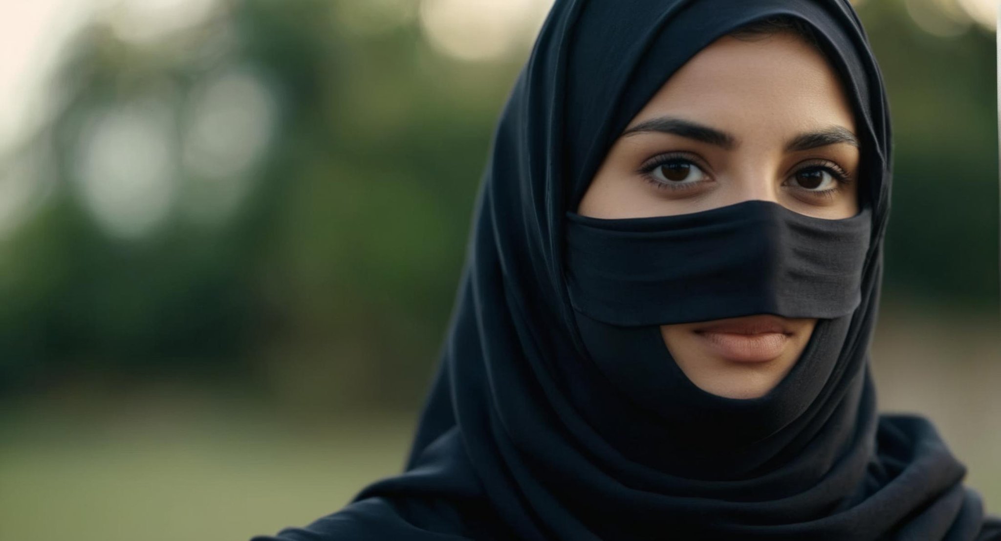 cinematic film still of  Cinematic Film stock footage in (arri alexa style) Kodak film print,  <lora:Hijab:1> a woman in a black scarf and a hood Hijab style, shallow depth of field, vignette, highly detailed, high budget, bokeh, cinemascope, moody, epic, gorgeous, film grain, grainy