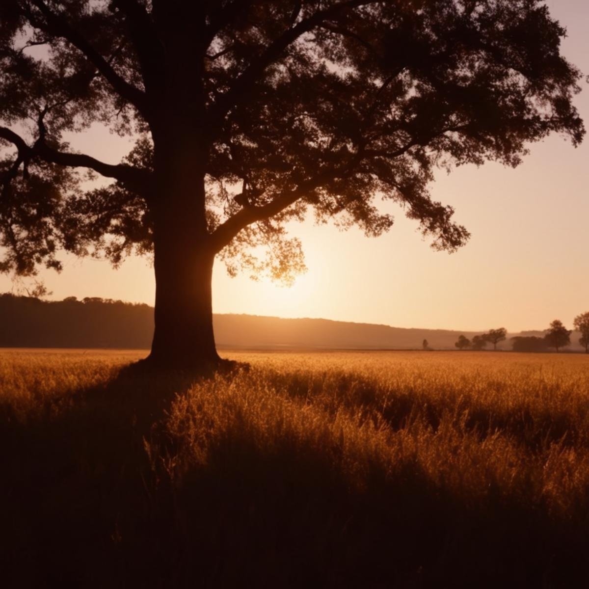 cinematic film still of  <lora:backlight style:1>A backlight photo of a tree in a field with the sun setting behind it,outdoors,sky,cloud,tree,no humans,sunlight,cloudy sky,grass,nature,scenery,forest,sunset,field,landscape , back light, rim light, ray light, hair light, background light, realistic, realism, photorealism, hyperrealism, hyperrealistic, realistic, sharp, detailed, cinematography style, film light style, movie still,  professional photography, artistic, perfection, contrast, cinematic, filmic, high quality photo,  8k quality, colorful, different people, dark shadow, covered in shadow, partially covered in shadow, backlight style, shallow depth of field, vignette, highly detailed, high budget, bokeh, cinemascope, moody, epic, gorgeous, film grain, grainy