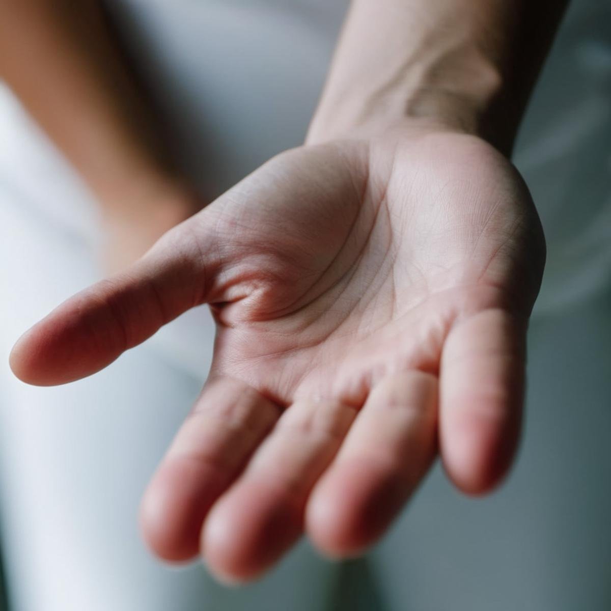 cinematic film still of  <lora:Perfect Hand:1.2>perfection a person's hand is shown with a white background perfect hand style, shallow depth of field, vignette, highly detailed, high budget, bokeh, cinemascope, moody, epic, gorgeous, film grain, grainy