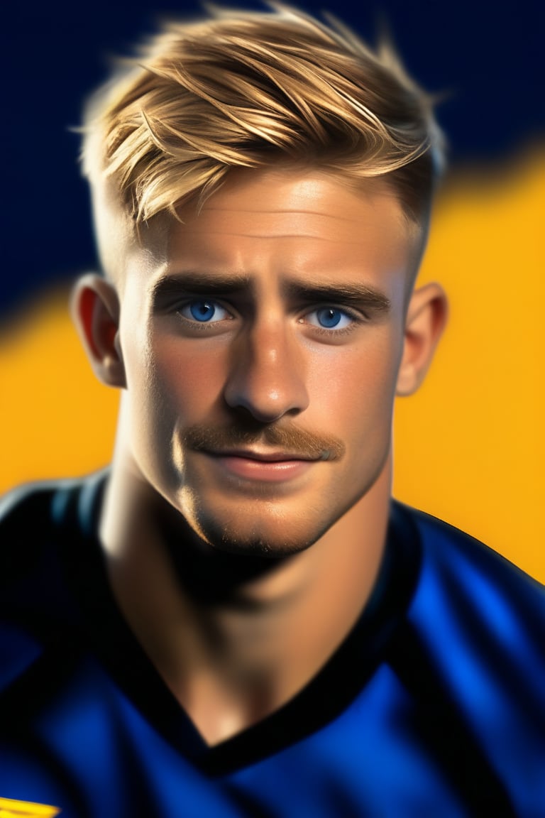  (realistic, masterpiece, high quality, best quality), 1man, English, rugby player, looking to the side while focused, ((dynamic )), at the party, ((realistic, photo, fix realistic intricate real male head hair skin nose eyes mouth facialhair)), blue eyes, real blond hair , ((highres, uhd(, colorful, depth of field, new, newest),Daniel