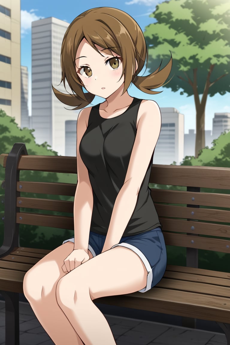 1girl,  solo lykotonera,  brown hair by dodinhutsor on Tensor.Art