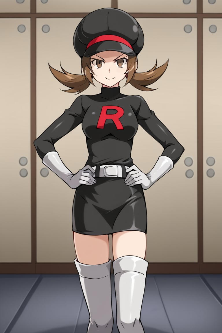 1girl,  solo lykotonera,  brown hair by dodinhutsor on Tensor.Art
