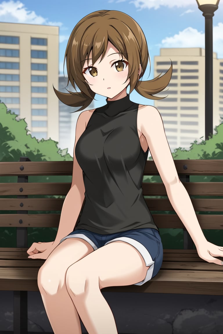 1girl,  solo lykotonera,  brown hair by dodinhutsor on Tensor.Art