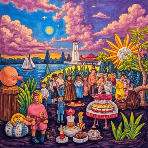 surreal painting of dblliillzz by user_764830420381646325 on Tensor.Art