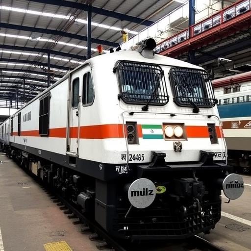 WAP 7,  train locomotive,  minimalistic art by user_763273838334218033 on Tensor.Art