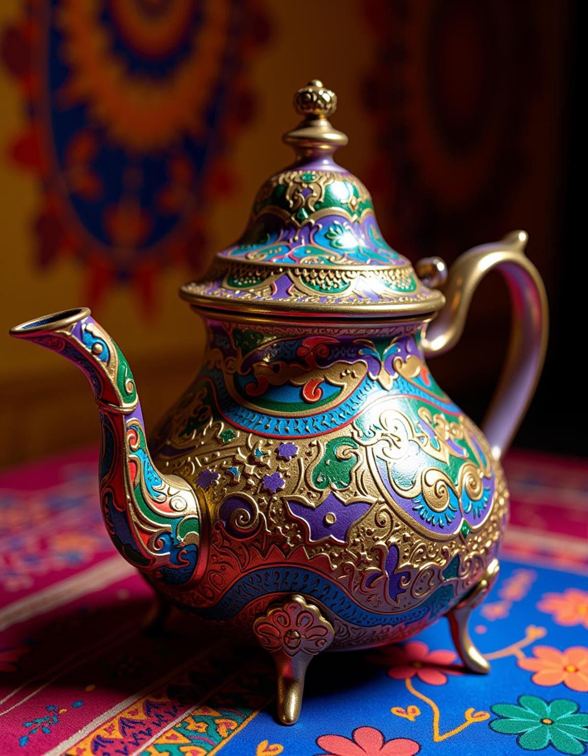 teapot, Cosplay Photograph, Glad [Catalan|Iraqi] Mobius strip, Hippie Art, HDR, Kodak Ektachrome E100, F/1.8, photo, <lora:Atai:1> adrr-t, ambient illumination, unique, illustrious, warm light, magical, great light, elaborate, intricate, magnificent, detailed