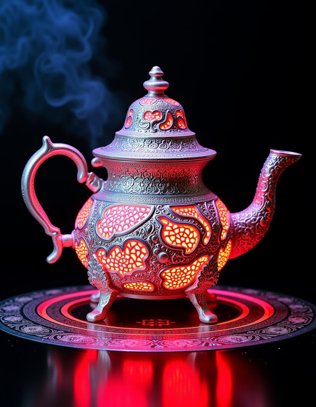 teapot, "The discovery of oil in Texas", forged by Sephora natural lighting, F/2.8, anaglyph filter, <lora:Atai:1> adrr-t, highly complex, intricate, epic, atmosphere, fabulous colors, dramatic, perfect symmetry, cinematic atmosphere, grand illumination, fine artistic composition