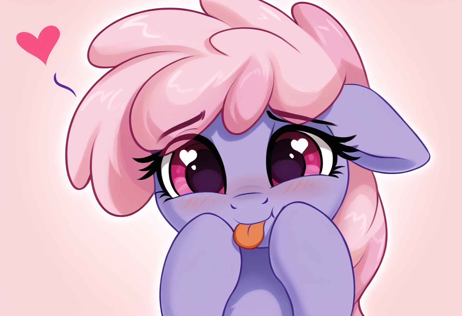 score_9, score_8_up, score_7_up, score_6_up, score_5_up, score_4_up, rainbowshine, pegasus, pony, mare, female, solo, alternate hairstyle, blushing, cute, floppy ears, g4, grooming, heart, high res, hnnng, licking, looking at you, preening, question mark, behaving like a cat, tongue out, eye clipping through hair, floating heart, detailed, beautiful, <lora:Rainbowshine:1>, <lora:Wholesome_MLP-v1.2:1>