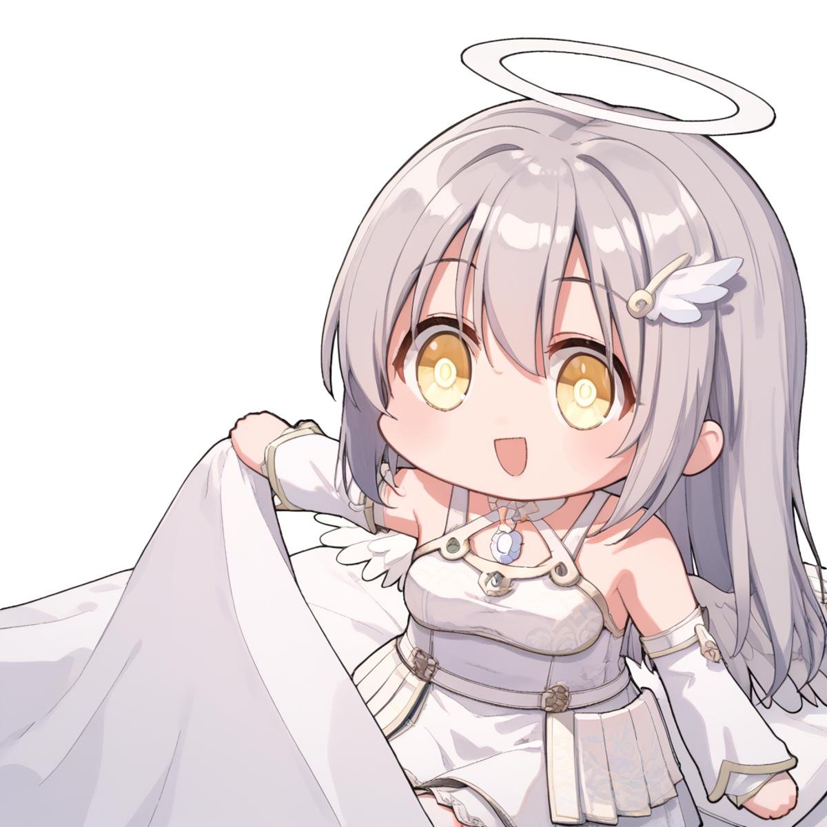 crysraphael,  yellow eyes,  long hair by gp01 / brkive on Tensor.Art
