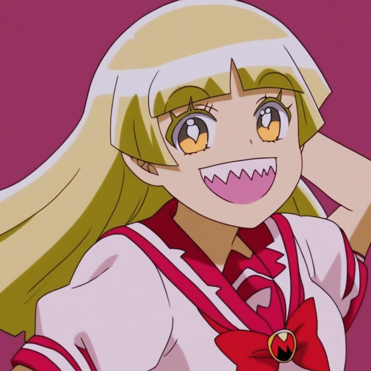 Clara,  sharp teeth,  school uniform by Tomorrowland on Tensor.Art
