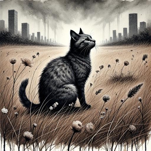 DonMN1h1l15mFX cat on a meadow