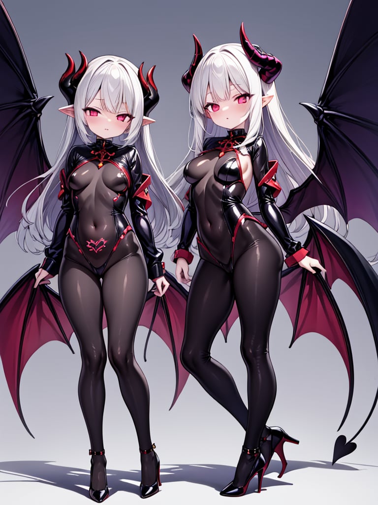 black bodysuit,  (medium breast),  very long legs by chestnut on Tensor.Art