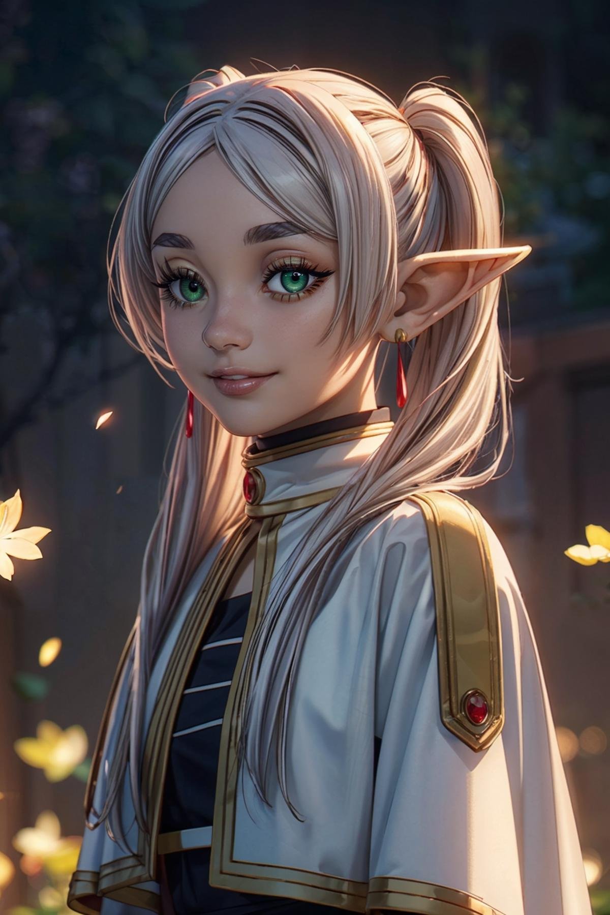 zzFrieren,  long hair,  white hair by Citron Legacy on Tensor.Art