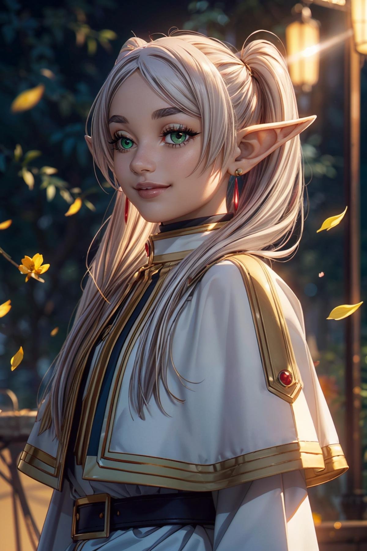 zzFrieren,  long hair,  white hair by Citron Legacy on Tensor.Art