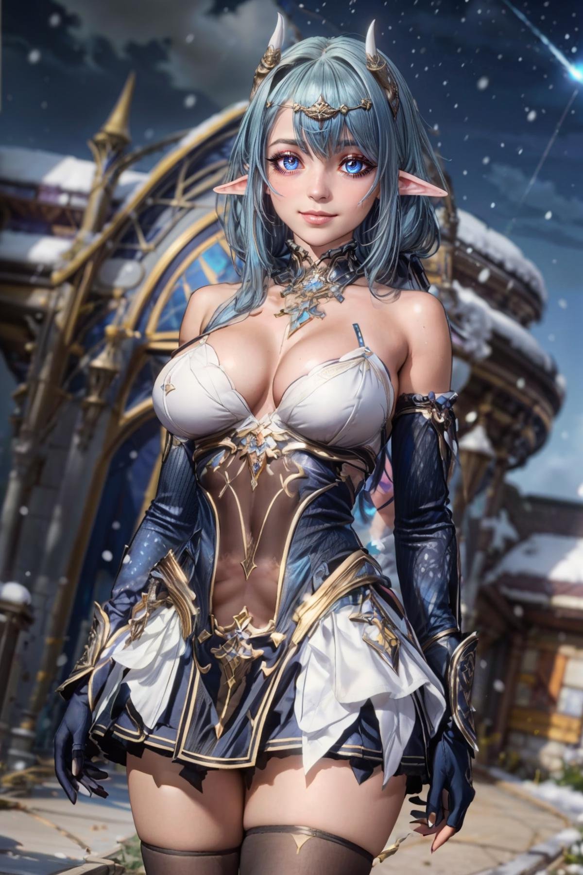 zzIllya,  looking at viewer,  night by Citron Legacy on Tensor.Art