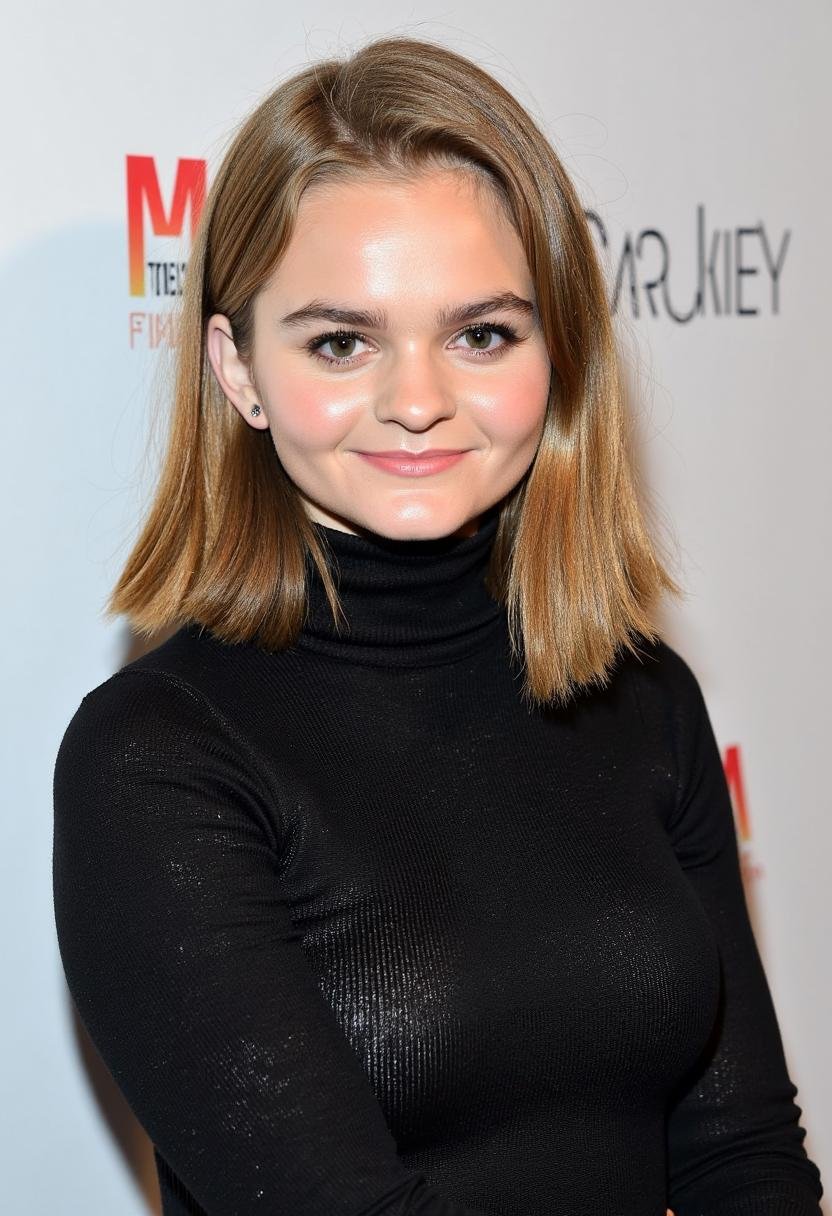 A photo of Kerris Dorsey wearing a turtleneck sweater,  <lora:Kerris_Dorsey:1>