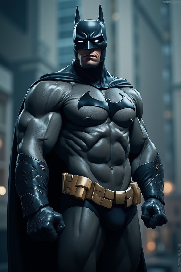 Amazing man, muscle, Batman outfit, 

Silverjow style, bara, 