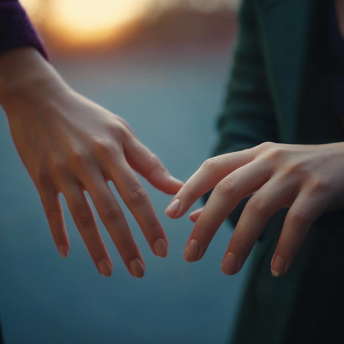 cinematic film still of <lora:perfect hands 2:1>a woman's two separate hands are shown with their perfect fingers Perfect Hands, shallow depth of field, vignette, highly detailed, high budget, bokeh, cinemascope, moody, epic, gorgeous, film grain, grainy