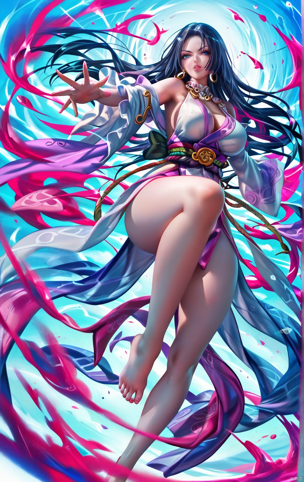 Boa hancock,  close-up,  foot focus by Tianchimp on Tensor.Art