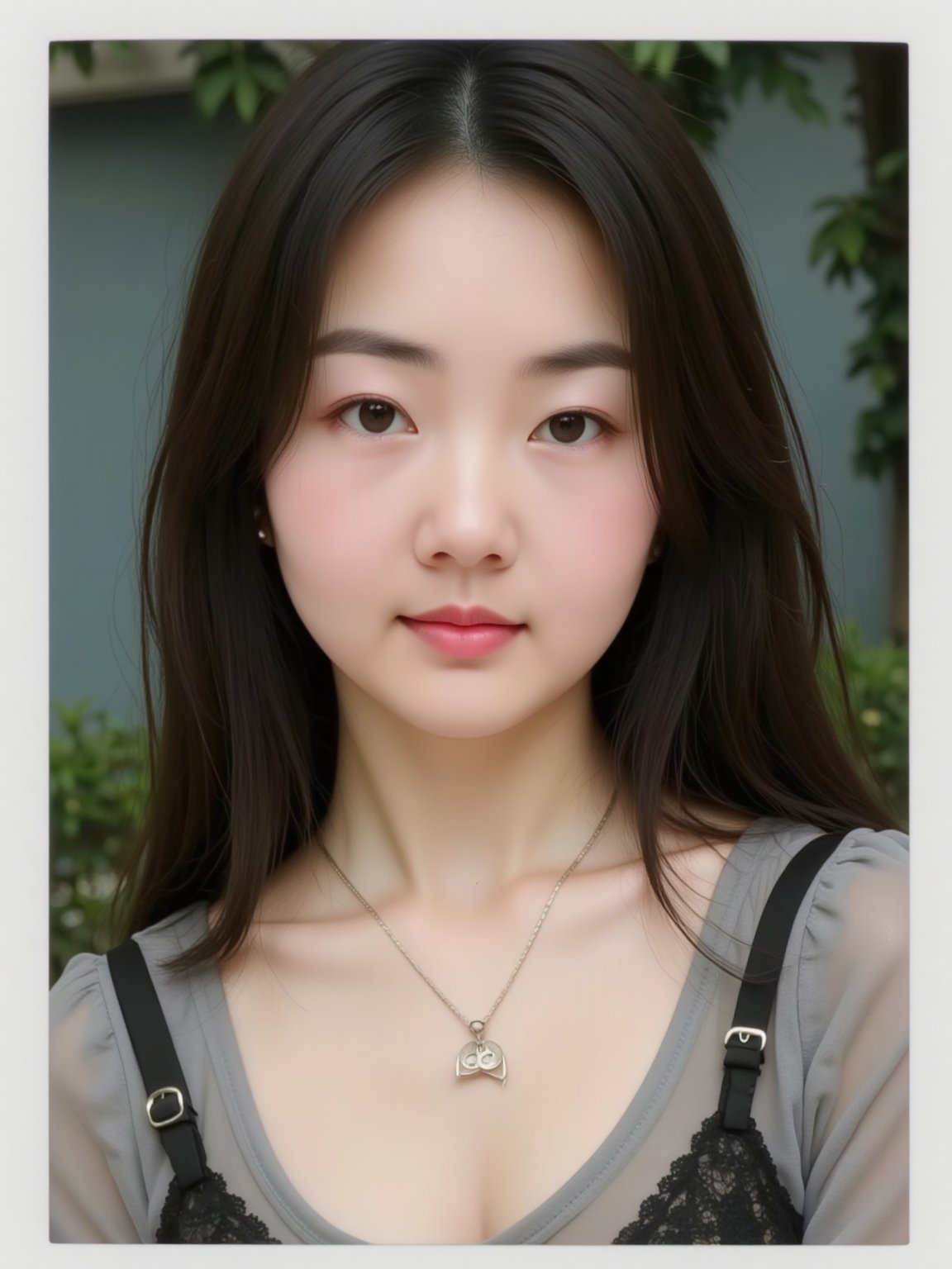 (8K ultra-realistic,  Polaroid film texture: 1.3),  Asian girl close-up portrait by Childhood on Tensor.Art