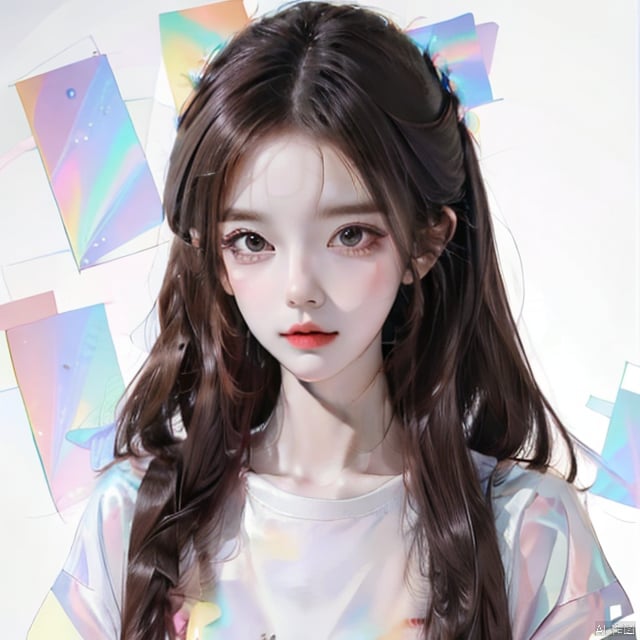 A girl so cool Illustration style,  Illusionary colors,  Colorful by 宝拉熊 on Tensor.Art