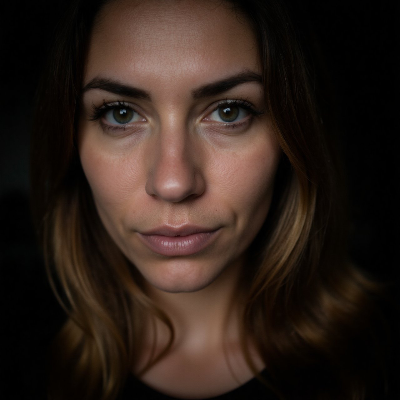 maxdark,  a woman face portrait close up 1.8f canon eyes focus photo by Rebellion A.I. on Tensor.Art