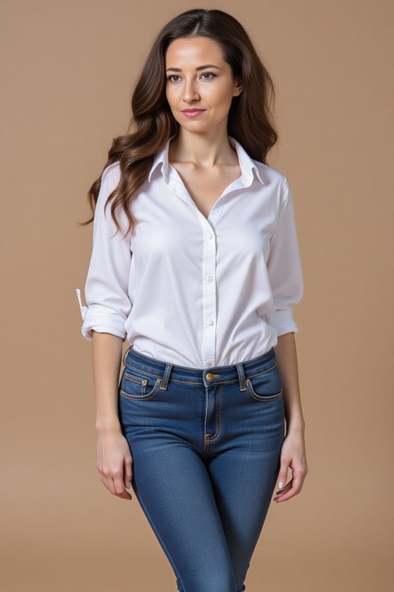 jeans and shirt,  teachermarcela by Toñito on Tensor.Art