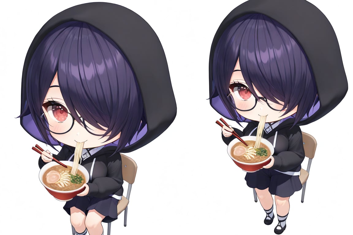 1girl,  solo,  otodama tamako\ (aogiri koukou\) red eyes by ten on Tensor.Art