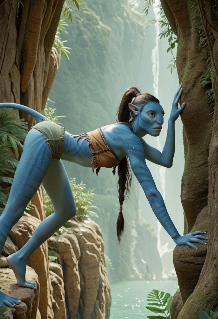 na'vi,  colored skin,  solo by ZGear on Tensor.Art