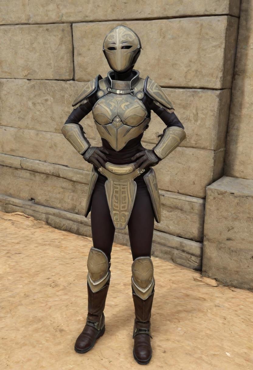 padawan exile armor,  swtor,  solo by ZGear on Tensor.Art