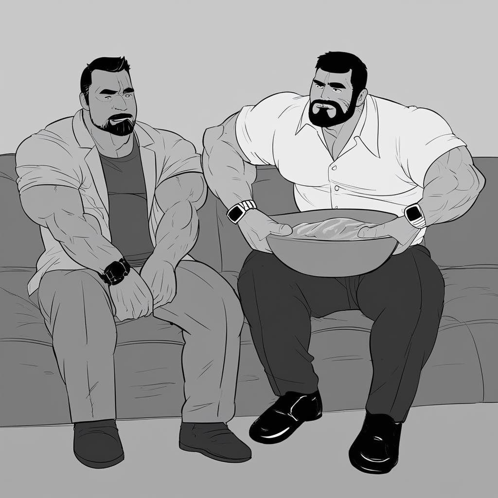 greyscale,  watch,  bowl by user_822831630136763909 on Tensor.Art