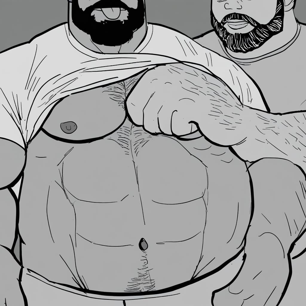 black hair,  multiple boys,  beard by user_822831630136763909 on Tensor.Art