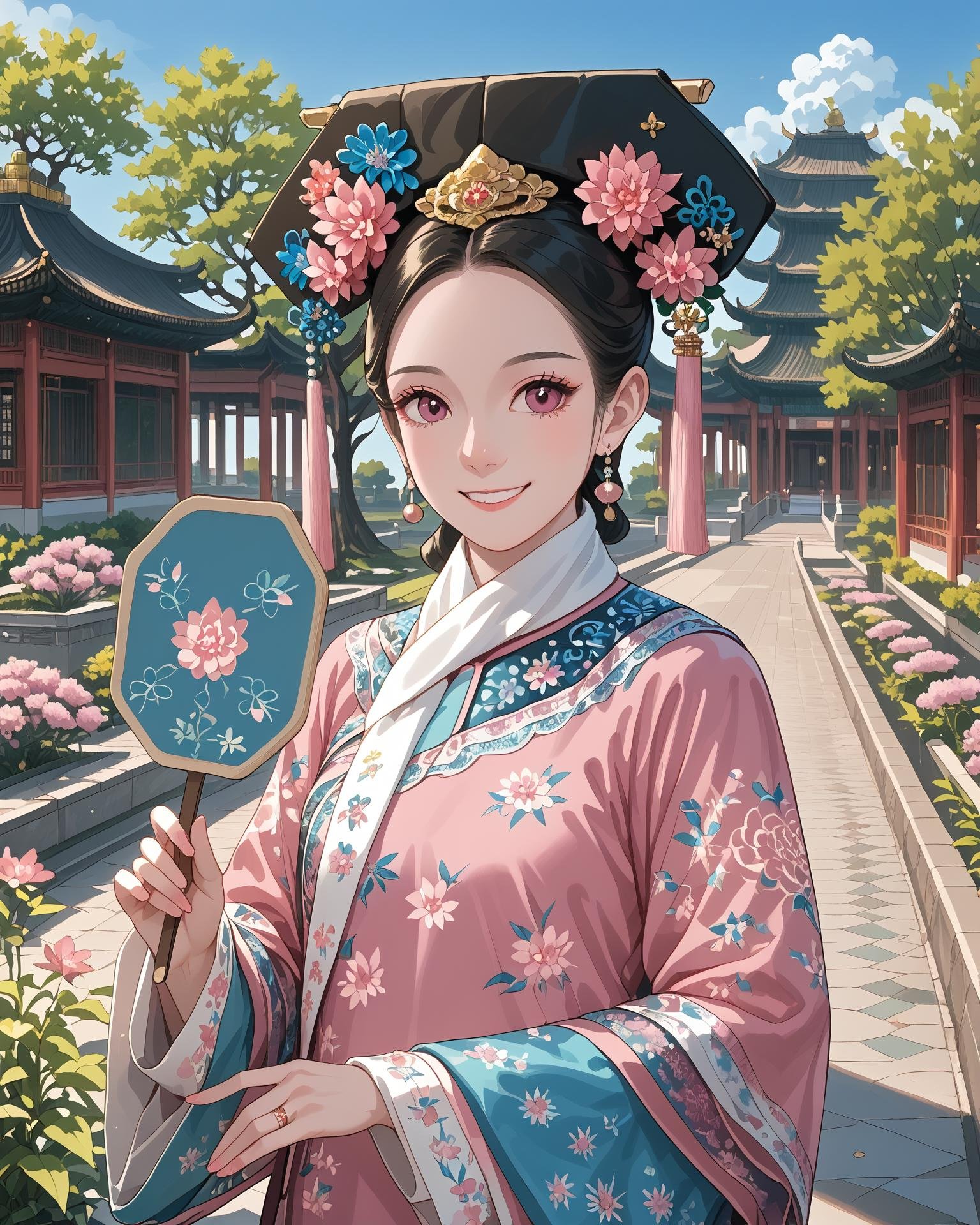 1girl,  qingfa,  (qingfa scarf:1 by KimiKoro on Tensor.Art