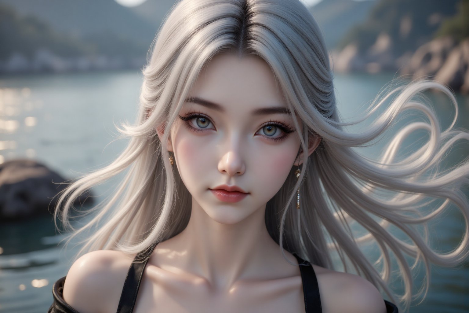 solo,  beautiful Korean woman,  sensual gaze by *Devin* on Tensor.Art