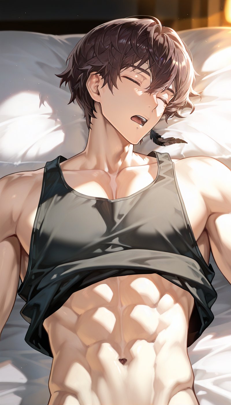 male,  solo,  male focus by YagamiKazu on Tensor.Art