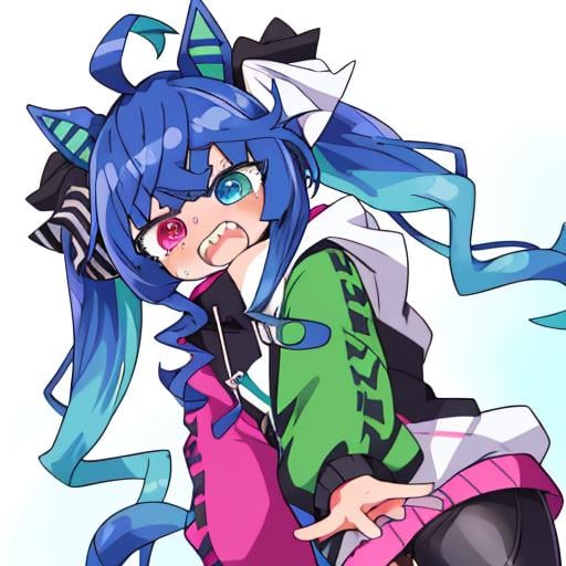 kanikamaV2 Twin_Turbo_Umamusume,  aqua hair,  twintails by umapoide3tx on Tensor.Art
