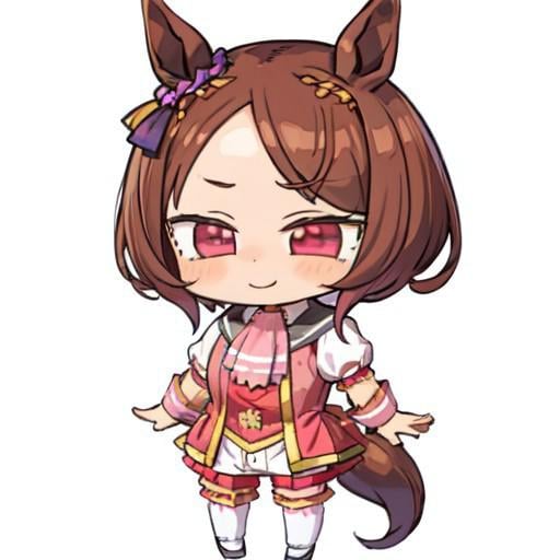 ( sakura laurel \(umamusume)\ ),  horse ear,  short hair by umapoide3tx on Tensor.Art