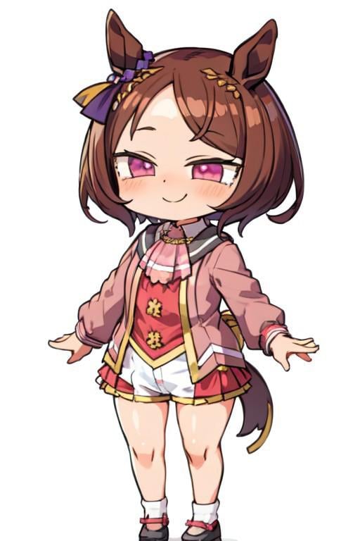 ( sakura laurel \(umamusume)\ ),  horse ear,  short hair by umapoide3tx on Tensor.Art