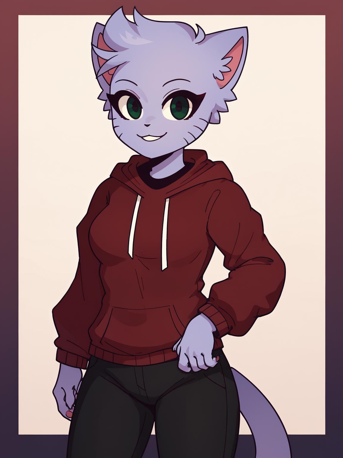 score_9,  score_8_up katzun,  dark green eyes by FauxAndCroe on Tensor.Art
