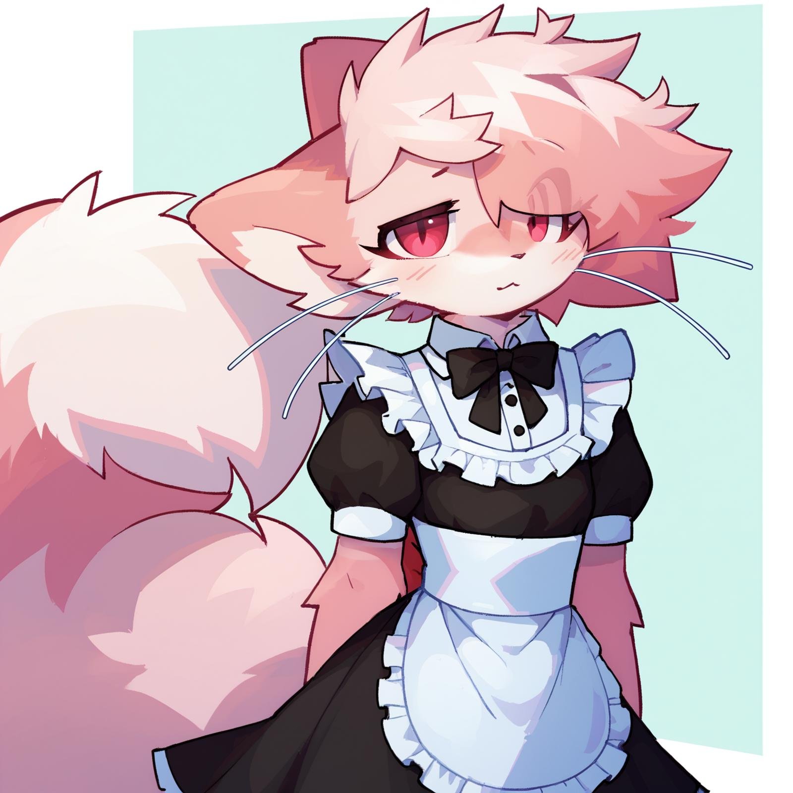 puffi,  solo,  maid outfit by FauxAndCroe on Tensor.Art