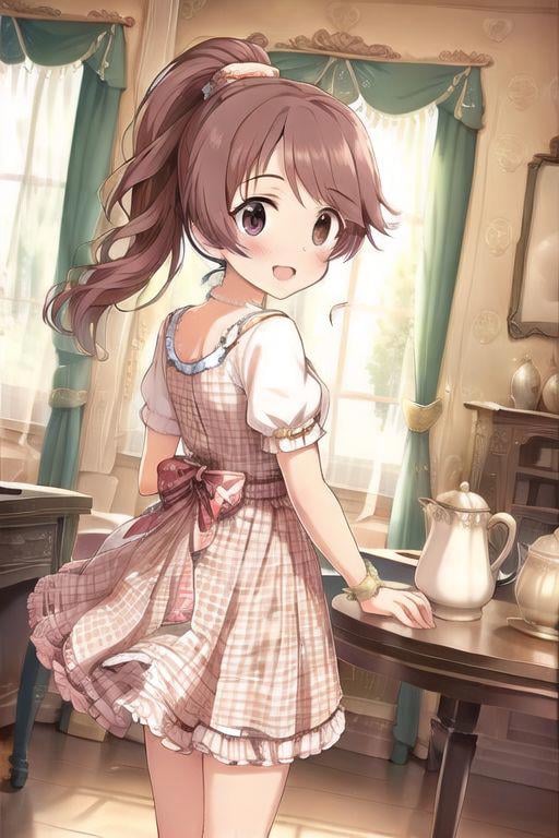 (masterpiece),  shiina noriko,  brown hair by duongve13112002 on Tensor.Art