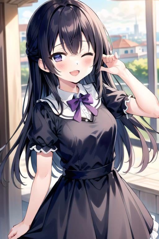 (masterpiece),  yuki suou,  black hair by duongve13112002 on Tensor.Art