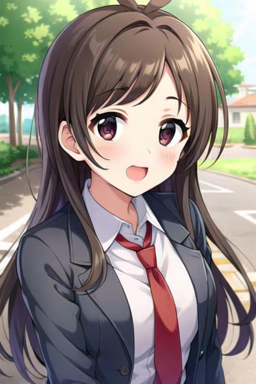 (masterpiece),  tsujino akari,  brown hair by duongve13112002 on Tensor.Art