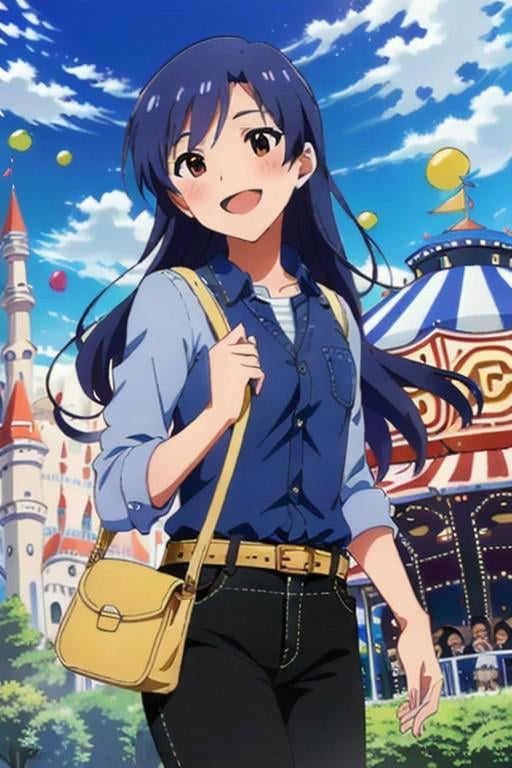 (masterpiece),  kisaragi chihaya,  blue hair by duongve13112002 on Tensor.Art