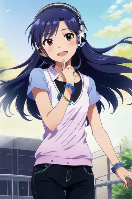 (masterpiece),  kisaragi chihaya,  blue hair by duongve13112002 on Tensor.Art