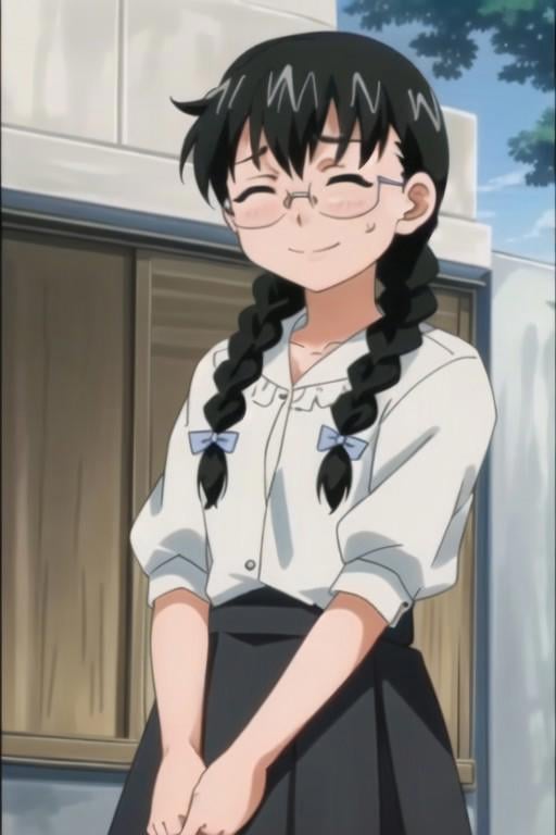 (masterpiece),  izumi yuka,  glasses by duongve13112002 on Tensor.Art