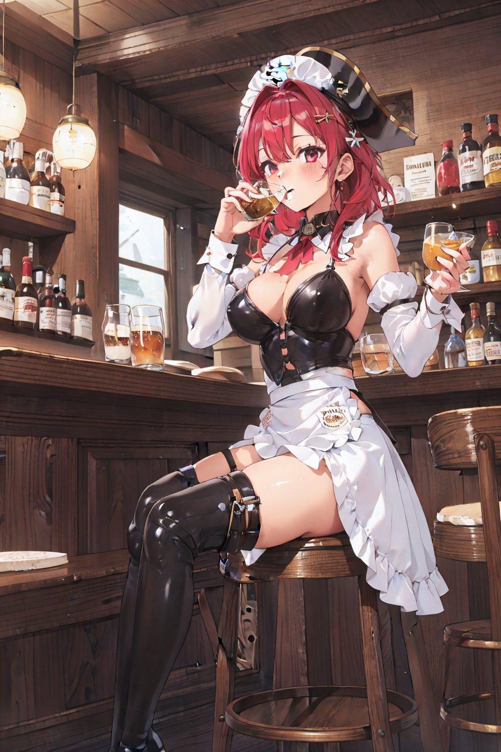 Mast,  1girl,  Red Hair by THOA on Tensor.Art